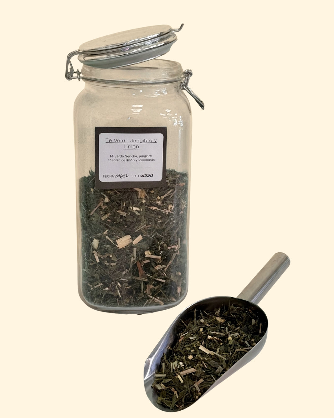 Té verde de jengibre y limón (50 gr)